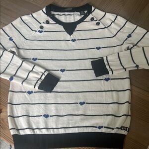 Scotch & Soda Heart Sweater XS